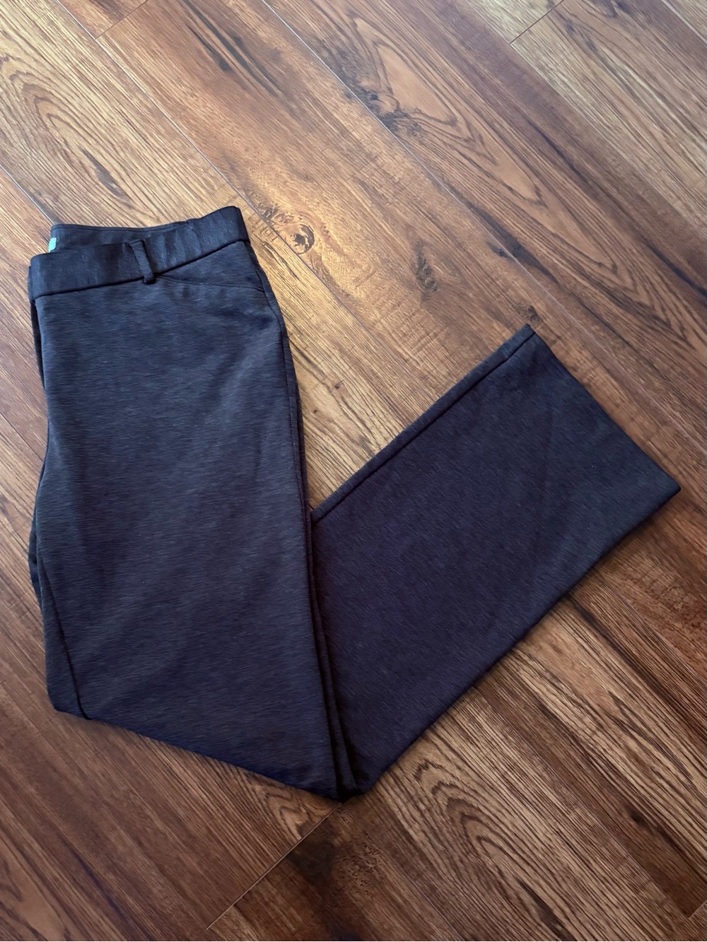 New York & Company Women's Pull-On Dress Pants in Charcoal Gray Size M